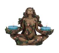 Nemesis Now Balance of Nature Female Tree Spirit Tealight Candle Holder, Brown, 19cm