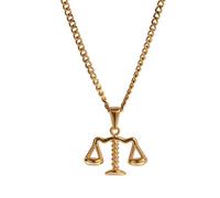 Balance Pendant Sailor Navy Stainless Steel 24 Inch Cuban Chain Necklace Collares Fashion Master Jewelry