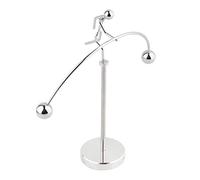 Balance Pendulum Dynamic Balancing Instrument Iron Swing Pendulum Weightlifting Home Office Decor Metal Desk Art Craft Gift for Stress Relief 17.5 * 16.8 * 4.8cm