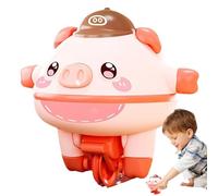 Balance Pig Toy - Piglet Walking On A Stiff Rope Electric Unicycle Learning Gyroscope Educational Robot Balance Interactive Toy | Balance Game For The