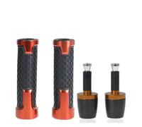 Balance Plugs Caps Slider For PCX 150 PCX150 2018-2021 Motorcycle Accessorie 7/8" 22MM Handlebar Hand Grips Handle Bar End Cap Plug(Orange)
