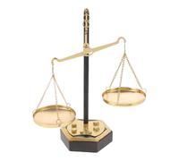Balance Scale Table Decoration Iron Alloy Vintage Home Decor | Farmhouse Decor, Table Centerpiece Art Piece, Holidays and Home Space, Accessories Vary by Item