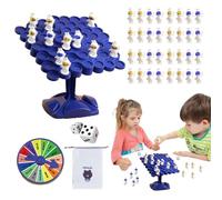 Balance Stacking Game - Ages 3+ Swing Stack Balance Board Toy | Space Astronaut Counting Toy | Educational Counting Game, Enhances Logical Thinking & Parent-Child Interaction