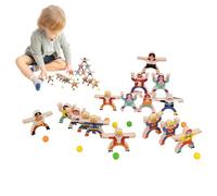 Balance Stacking Game,Interactive Stackable Toys - Interactive Building Blocks,for Boys Girls Children Adults Teens Home Travel Playroom