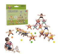 Balance Stacking Game,Stackable Educational Blocks | Interactive Building Blocks - For Kids Boys Girls Adults Home Travel Playroom