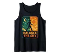 Balance The Sky Cosmic Day Night Journey Tank Top