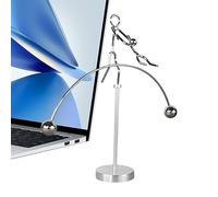 Balance Toy, Balancing Desk Toy, Stainless Steel Ornament Funny Decor for Birthday Party Home Workplace Desk Table Shelf Holiday