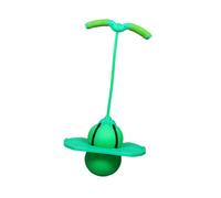 Balance Training Ball - 25 Inch Anti-Burst Base, Jumping Bouncer, Adjustable Handles | Stable poogo Hopper for Kids