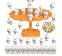 Balance Tree Game, Rabbit Board Training Toy, 6.5x4.72 Inches Two-Player Tabletop Play, Classic Educational Accessory, Fun Learning Style with Compact Design, Home Gear for Kids Ages 3+ Family Nights