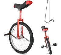 Balance unicycle, height adjustable, with unicycle stand, suitable for street riding, stunts