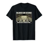 Balanced and Secured Main Deck Air Freight Cargo Loadmaster T-Shirt