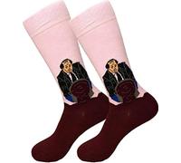 Balanced Co. Kevin's Famous Chili Dress Socks Kevin Malone Socks Michael Scott Socks, Red/Pink, One Size