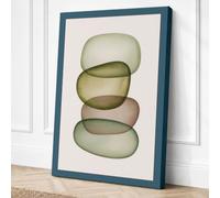 Balanced Forms Minimalist Canvas Wall Art Print 18x12 Inch (46 x 30 cm)