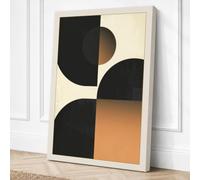 Balanced Forms Minimalist Canvas Wall Art Print 30x20 Inch (76 x 51 cm)