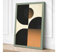 Balanced Forms Minimalist Canvas Wall Art Print 36x24 Inch (91 x 61 cm)