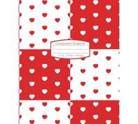 Balanced Hearts of Harmony Composition Notebook: Valentine's Day ~ Glossy ~ Wide Ruled ~ Watermark @ Page 51