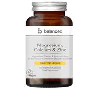 Balanced Magnesium Calcium & Zinc Capsules 60 Capsules