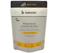 Balanced Magnesium Calcium & Zinc Capsules 60 Capsules - Refill