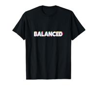Balanced Retro Pop Art Typography Statement Men Women Value Graphic T-Shirt