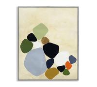 'Balanced Shapes Cluster'| Framed Giclee Art