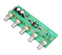 Balanced Tone Shaping Preamp Module with Dual 12V 15V AC Input Compatibility and Clear Signal Path Design (BY-08 Pro with knob)