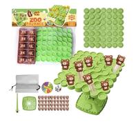 Balanced Tree Board Game Set with Stand, Funny Balance Games with Storage Bag, Interactive Parent-Child Educational Desktop Board Toy for Adult Kids