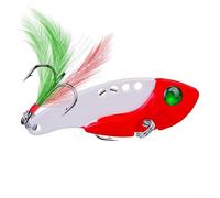Balanced VIB Fishing Lure That Delivers Uniform Oscillation and Controlled on the Fall Due to Its Precisely Placed Center of Gravity (F)