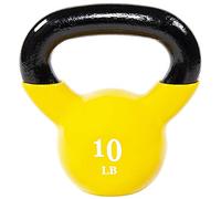 BalanceFrom All-Purpose Color Vinyl Coated Kettlebell, 10 Pounds