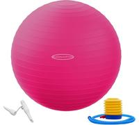 BalanceFrom Anti-Burst & Slip-Resistant Exercise Yoga Fitness Birthing Ball - 2,000-Pound Capacity (78-85cm, XXL, Pink) with Quick Pump