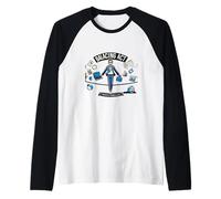 Balancing Act Casual Office Home Essential Graphic Art Raglan Baseball Tee
