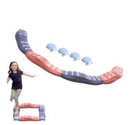 Balancing Beam Active Play Toy - Stackable Sensory Tactile Board Set, Enhanced Stability Texture Design | Kids Children Balance Training, Gymnastics Obstacle Course Equipment Family Game
