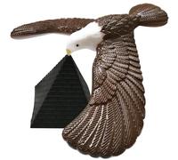 Balancing Bird for Kids Cute Vivid Balance Bird Relaxing Balancing Eagle with Pyramid Base Stress Relief 6.7in Toy for Finger