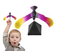 Balancing Bird Toy - Pyramid Combination Set with Gravitty Balance Bird Design, Interactive Desktop Science Ornament Demonstrating Centre of Balance and Stability | Office Desk, Classroom Learning