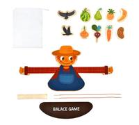 Balancing Blocks Toy for Kids - Scarecrow - Building Blocks Board Game,Balance Game Fine Motor Skill Toy for Family, Parties, Travel, 3+ Year Old Boys Girls