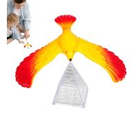 Balancing Eagle Bird Toy, Bird With Pyramid Combination Balancing Bird G ravity Bird, Retro Balancing Bird Nostalgic Balancing Eagle Toy For Finger, Balancing Bird With Triangle Stand For Trick
