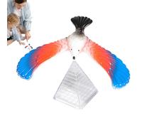 Balancing Eagle Bird Toy, Bird With Pyramid Combination Balancing Bird G ravity Bird, Retro Balancing Bird Nostalgic Balancing Eagle Toy For Finger, Balancing Bird With Triangle Stand For Trick Party