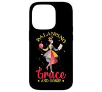 BALANCING GRACE AND GOSSIP Case for iPhone 14 Pro