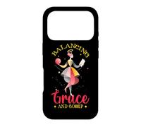 BALANCING GRACE AND GOSSIP Case for iPhone 17 Pro