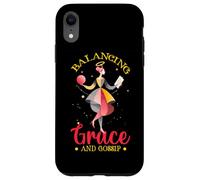 BALANCING GRACE AND GOSSIP Case for iPhone XR