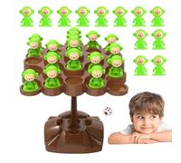 Balancing Monkey Toy | Educational Kids Balance Tree Game Interactive Two-Player Learning Toy Early Childhood Coordination Trainer | Creative Stackable Concentration Activity Gift for Children