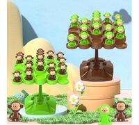 Balancing Monkeys Tree, 9.5x9.5cm ABS Monkey Balance Math Game, Monkey Balance Tree, Improves Children's Coordination, Balancing Trees Desktop Game For Boys Girls Preschoolers Kindergarten