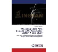 "Balancing Spare Parts Demand in the Automobile Sector" -A Case Study: Spare parts management,Introduction,Regression analysis,Markov chain,Genetic algorithm