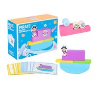 Balancing Stack Game, Sensory Blocks Activity, Educational Toy with Colorful Design, Family Fun Accessory, Cognitive Development Tool Enhancing Coordination, Balancing Stack Game for Adults Boys Girls