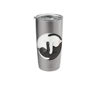 Balancing Yin Yang Cats Stainless Steel Insulated Tumbler