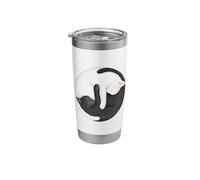 Balancing Yin Yang Cats Stainless Steel Insulated Tumbler