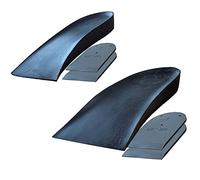 BalanSole Squat Heel Wedges Lifts Inserts Insoles for Squats (15mm-21mm Medium) - Black, Polyurethane, Unisex Adults, Adults with Heel Pain, Unisex, Insoles, shoe insert