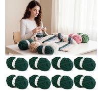 BALAPET Chunky Yarn for Hand Knitting, Super Soft Thick Plush Yarn for Blanket and Knit DIY, Fluffy Bulky Jumbo Yarn, Beginner Friendly, Machine Washable, 8 Skeins (8 oz / 27 Yards)