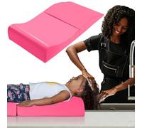 BALAPET Hair Washing Station for Kids,Shampoo Foam Mat for Children Ergonomic Comfortable Support Hair Washing Mat on Sink Portable Foldable Shampoo Buddy Basin Essentials, Patent Pending(Rose)