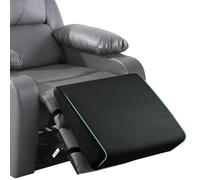 BALAPET Large Recliner Leg Pillow, Memory Foam Recliner Cushion Wedge Shape Recliner Footrest Extender,Leg、Back and Lumbar Support Pillow with Adjustable Elastic Straps(Black)