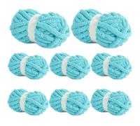 BALAPET Thick Chenille Yarn for Crocheting and Knitting, 29.6 yards per skein, soft, fluffy kitting yarn set, chunky velvet plush yarn for crafts, weaving, blankets, 8 pieces